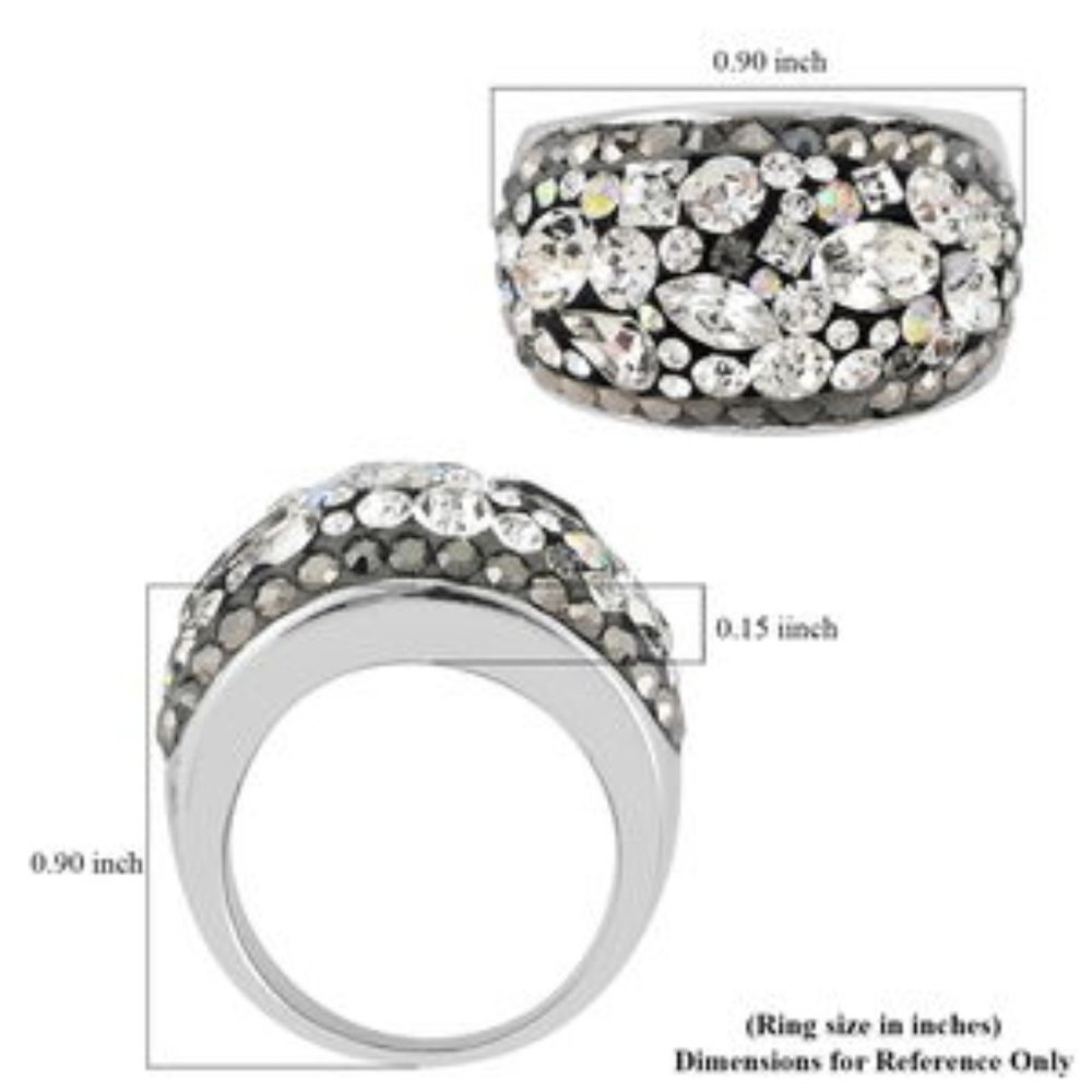 Multi Color Crystal Cluster Ring - image 3